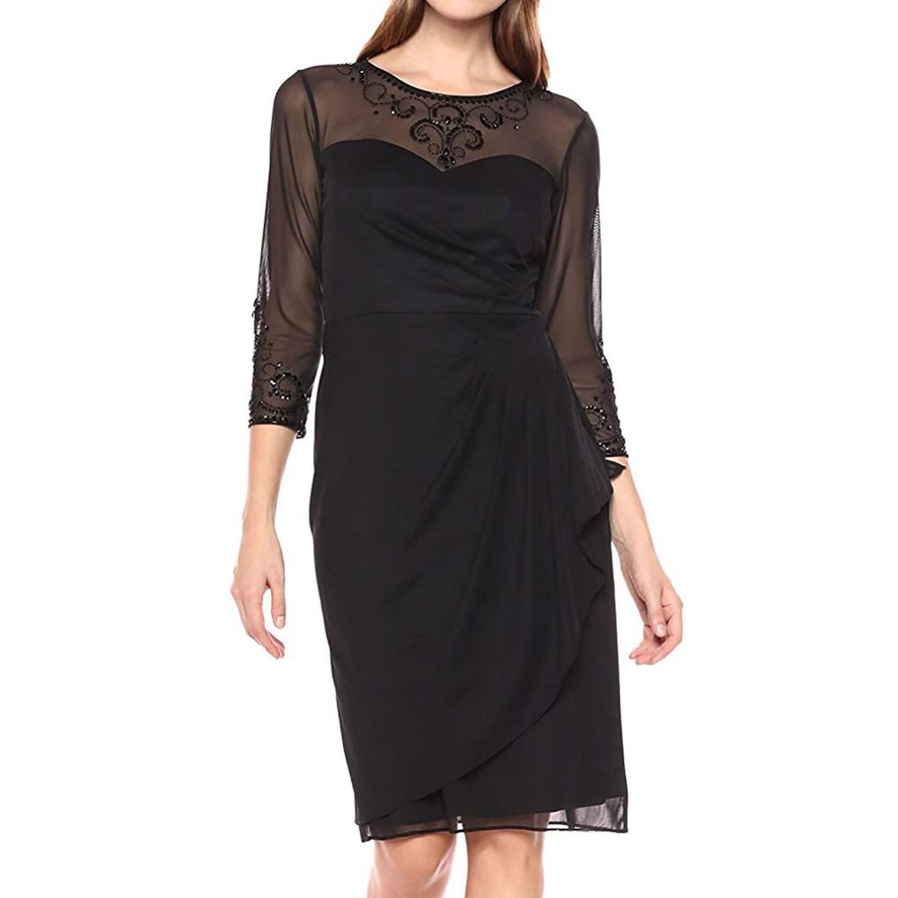* Alex Evenings Short Sheath Dress